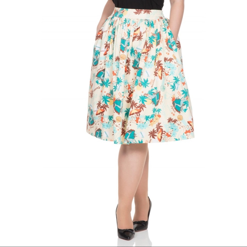 Voodoo Vixen Tropical Tiki Skirt